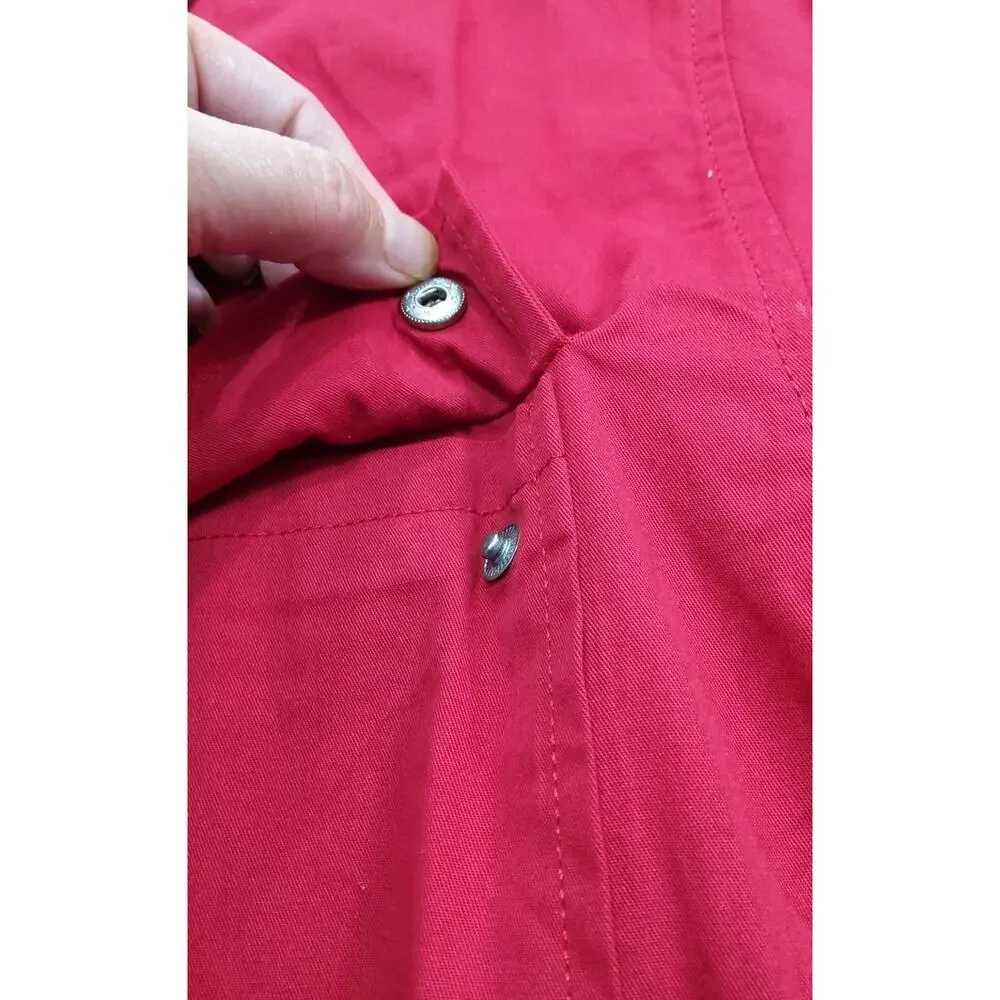 True Religion NTW red short sleeve button down shirt mens size S streetwear bold